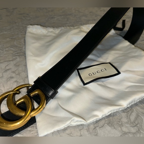2015 RE-EDITION WIDE LEATHER BELT | Size 70 | Bag included | Great Condition | - Picture 8 of 12